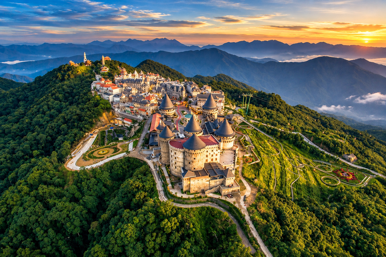 Ba Na Hills, Golden Bridge & Fantasy Park
