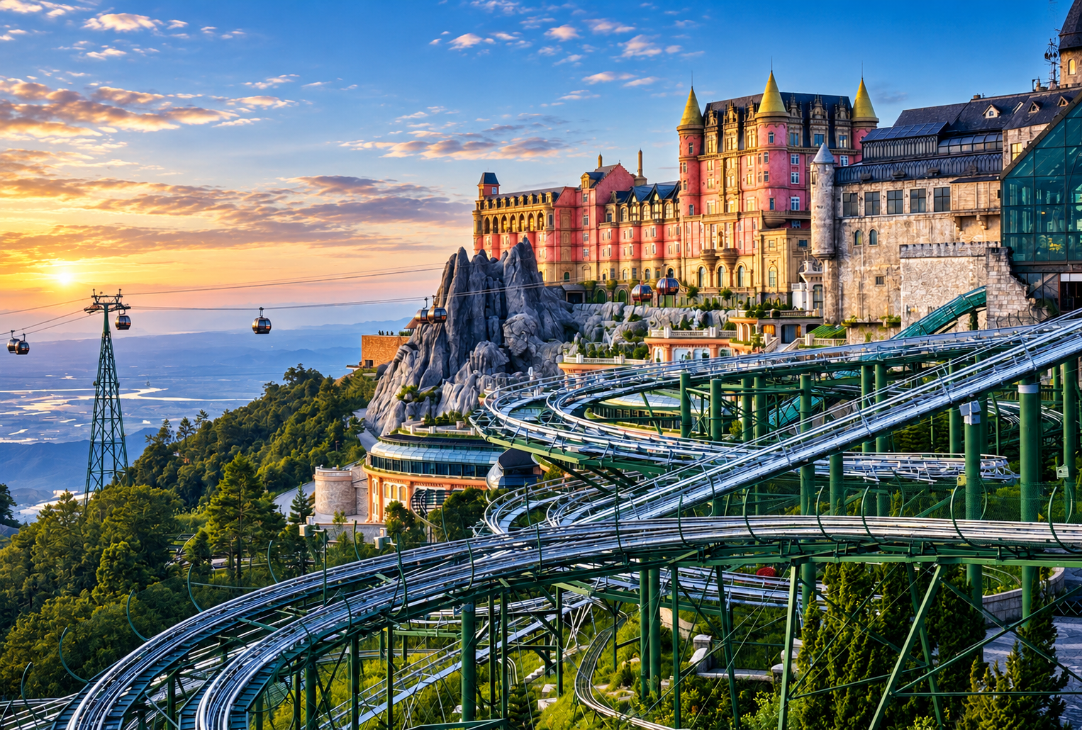 Ba Na Hills, Golden Bridge & Fantasy Park